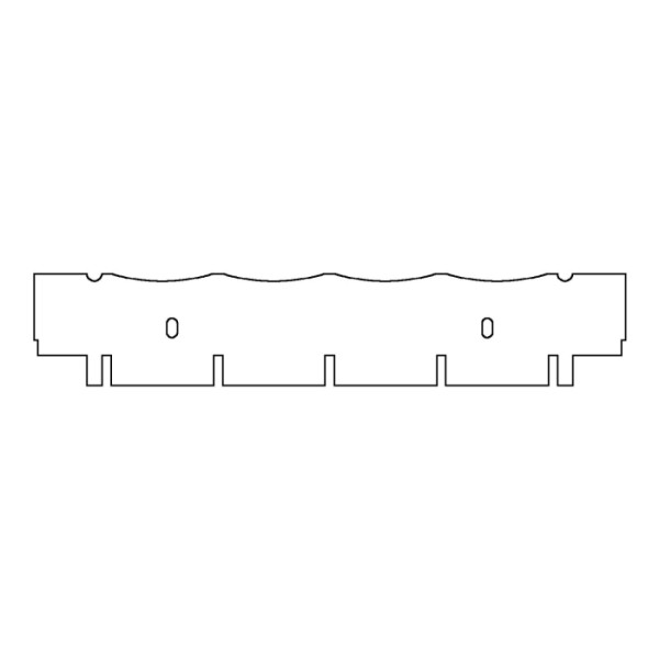 Artikelbild 1 des Artikels EasyPhor Maxi Kamm, 4+2 Zähne, 1 mm Stärke