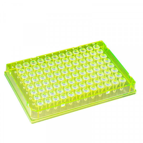 Artikelbild 1 des Artikels Caretta 96-Well PCR Platten, gelb, farblos
