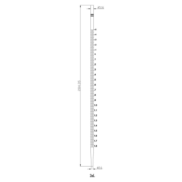 Artikelbild 1 des Artikels PreCision Serol. Pipette 2 ml, Farbcode grün