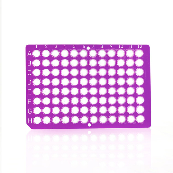 Artikelbild 1 des Artikels FrameStar 96 PCR Plate, clear Wells, purple Frame