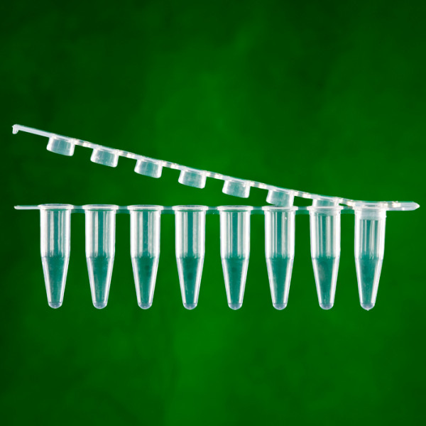Artikelbild 1 des Artikels PCR 8er-SoftStrips, 0.2 ml, farblos