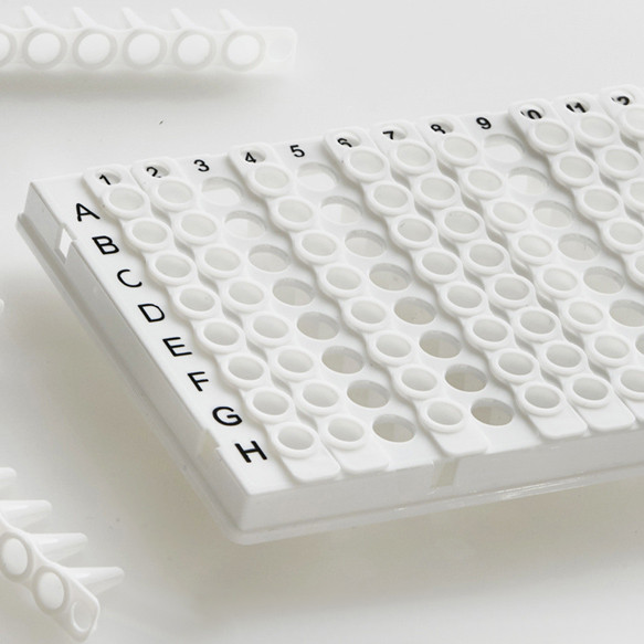 Artikelbild 1 des Artikels 96 PCR Plate for Removable 8 Strips, white Frame