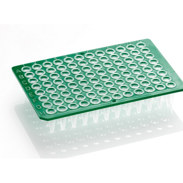 Artikelbild 1 des Artikels FrameStar 96 PCR Plate, clear Wells, green Frame